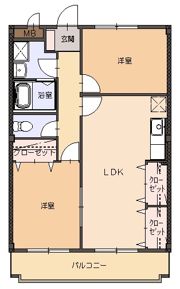 レジデンス真生の間取り画像