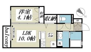 カーサクレールⅢの間取り画像