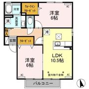 フラワーレジデンス鈴木 (08)八番館の間取り画像