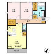 アイチ8 A棟の間取り画像