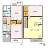 ローズガーデン大井手 Aの間取り画像