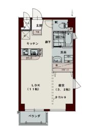 コリドール西内町の間取り画像