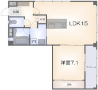 コトングラス北常三島の間取り画像