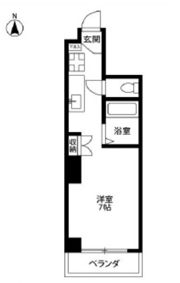 リヴイン国立の間取り画像