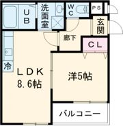 リベルテⅢの間取り画像