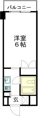白樺マンションの間取り画像