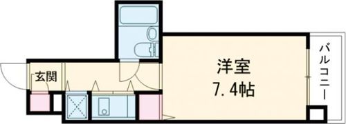 朝日プラザ横川駅前の間取り画像