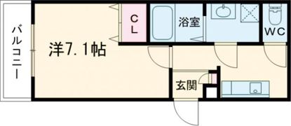 ジーメゾン新大宮の間取り画像