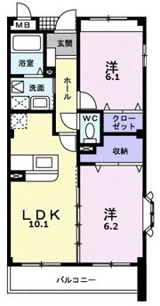 グランデの間取り画像