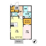 ラマージュおおたかの森の間取り画像