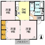 サニーハイツ Aの間取り画像