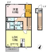タウンコートの間取り画像