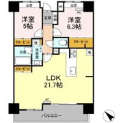 ライオンズ城岳南の間取り画像