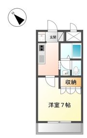 アシューレHの間取り画像