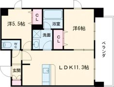 プレステージ10番館の間取り画像