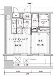 アクタス天神北の間取り画像