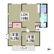 サンビレッジ大磯Cの間取り画像