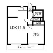 グリーンハイツ武田の間取り画像