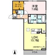 ボヌール Ⅲの間取り画像