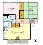 パークアゼリア A/Bの間取り画像