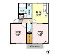 セジュール天神 Aの間取り画像