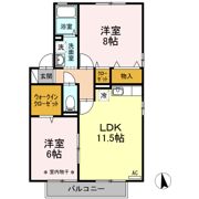 UNIT・8 ABの間取り画像