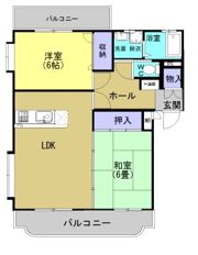 シャルムKの間取り画像