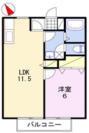 サンライフ森の西の間取り画像