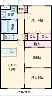 風の杜高町の間取り画像