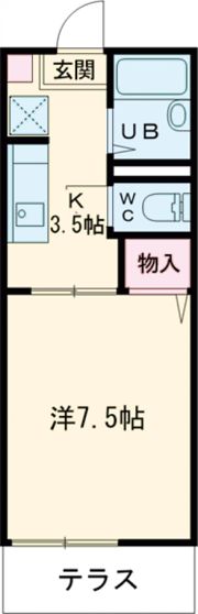カーサHANSHINの間取り画像