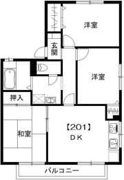 ボナールⅠの間取り画像