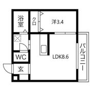 竜美丘Residenceの間取り画像