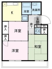 ダイマルハイツ徳倉の間取り画像