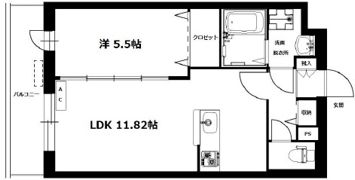 グランストーク城西の間取り画像