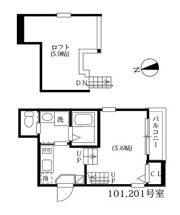 ハーモニーテラス黒門町の間取り画像