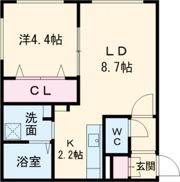 MAISON BONHEUR(メゾンボヌール)の間取り画像