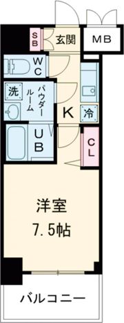 プレサンス桜通ザ・タイムズの間取り画像