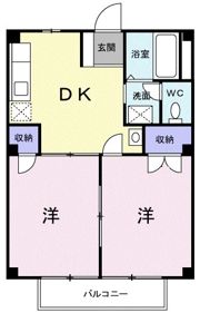 ドミールUの間取り画像