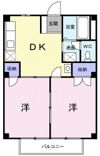 ドミールUの間取り画像
