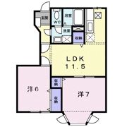 ファインモルティBの間取り画像