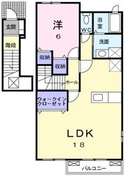 フォンモンターニュⅡBの間取り画像