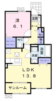 アベニュー青葉Ⅱの間取り画像
