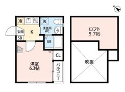 harmonie博多の間取り画像