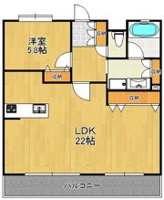 エイルマンション諏訪野の間取り画像