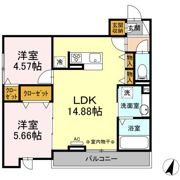 ココブランの間取り画像