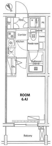 プレミアムキューブ大崎の間取り画像