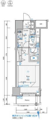 SYFORME KOMAZAWA-DAIGAKUの間取り画像