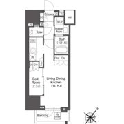 レフィールオーブ代々木の間取り画像