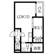 Jack dotokukitaⅠの間取り画像