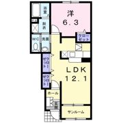 パインリーフ城東の間取り画像